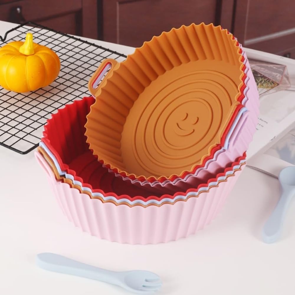 Kit com 6 Forros de Silicone para Air Fryer - Reutilizáveis,... | É bom mesmo? Descubra antes de comprar - Image 6