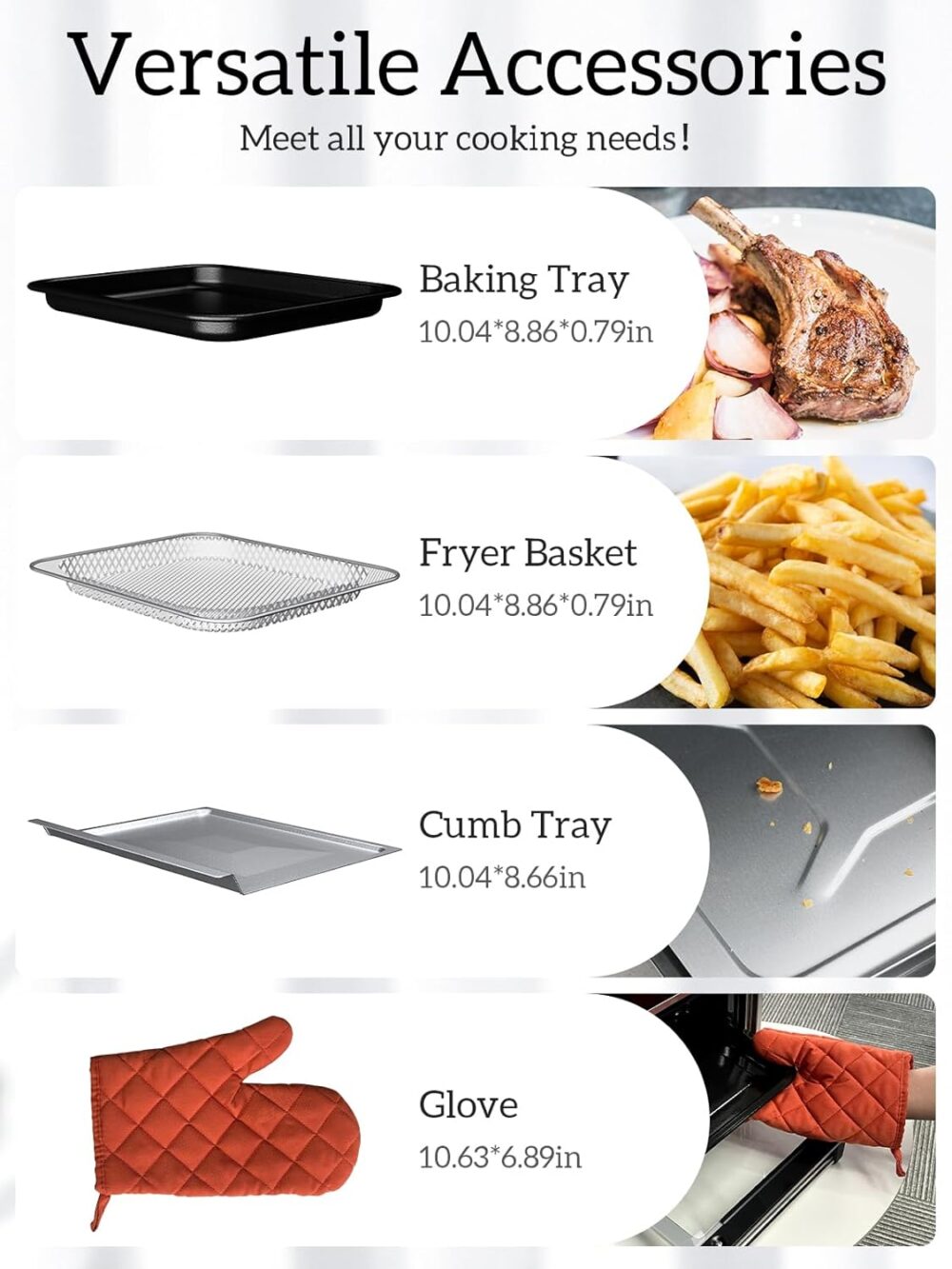 Kitchen Elite Combo de forno de fritadeira a ar 12 litros, 1... | É bom mesmo? Descubra antes de comprar - Image 5