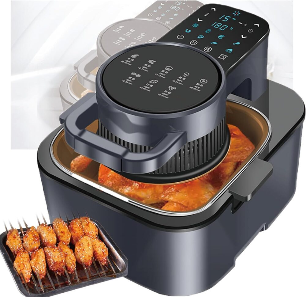 Fritadeira Air Fryer,fritadeira de ar visual 5 em 1, 8 menus... | É bom mesmo? Descubra antes de comprar
