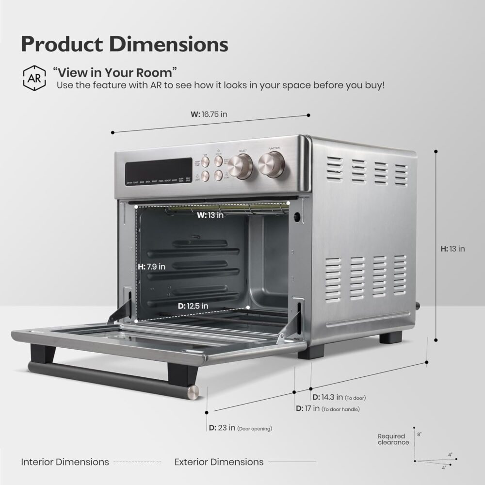 Forno de convecção 10 em 1 VAL CUCINA Air Fryer, aquecimento... | É bom mesmo? Descubra antes de comprar - Image 2