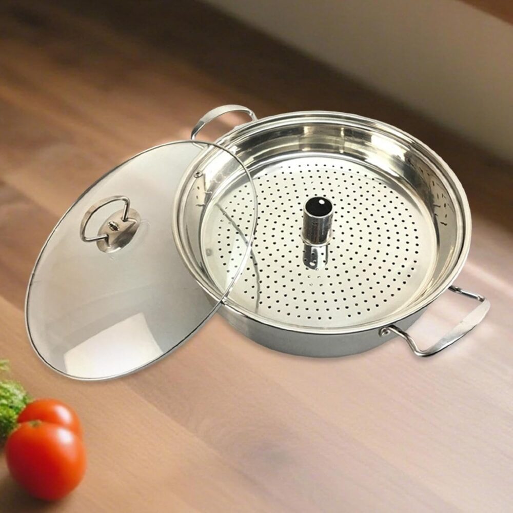 Baoblaze Panela a vapor de aço inoxidável, utensílios de coz... - Image 5