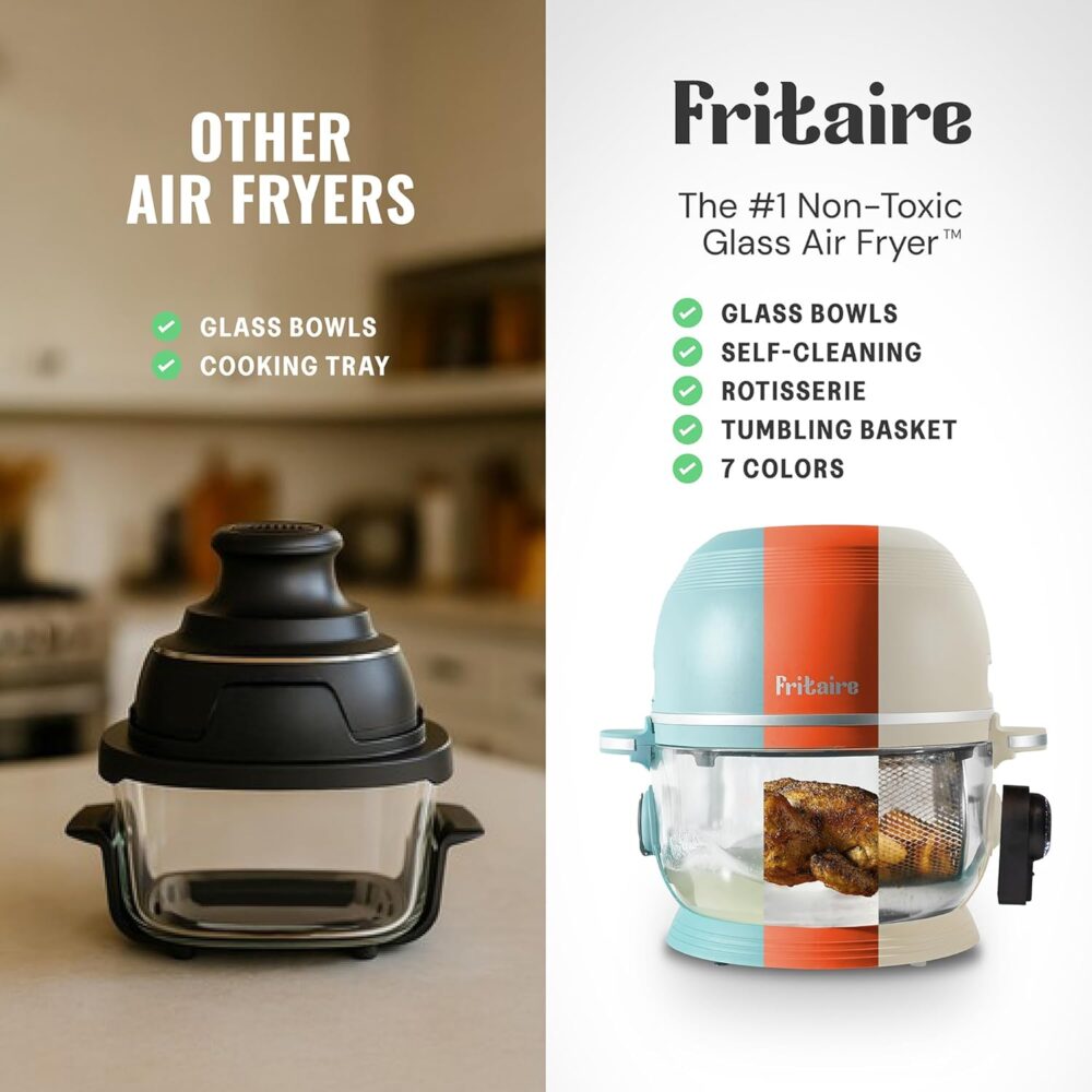 Non Toxic Air Fryer - Airfryer de vidro de 5 litros com visi... | É bom mesmo? Descubra antes de comprar - Image 4