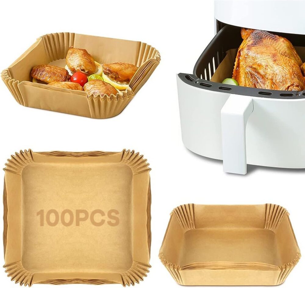 100 peças de forro de papel descartável air fryer 20 cm pape... | É bom mesmo? Descubra antes de comprar