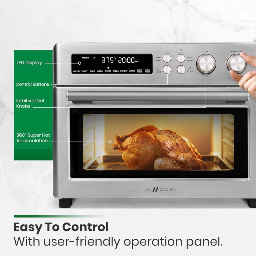 Forno de convecção 10 em 1 VAL CUCINA Air Fryer, aquecimento... | É bom mesmo? Descubra antes de comprar - Image 5