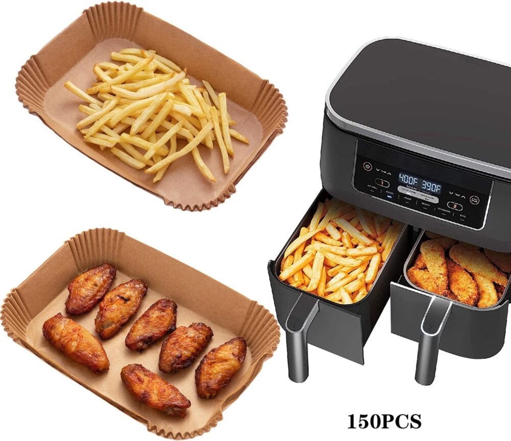 Ninja Air Fryer Forros descartáveis, forros Ninja Dual Air F... | É bom mesmo? Descubra antes de comprar - Image 6