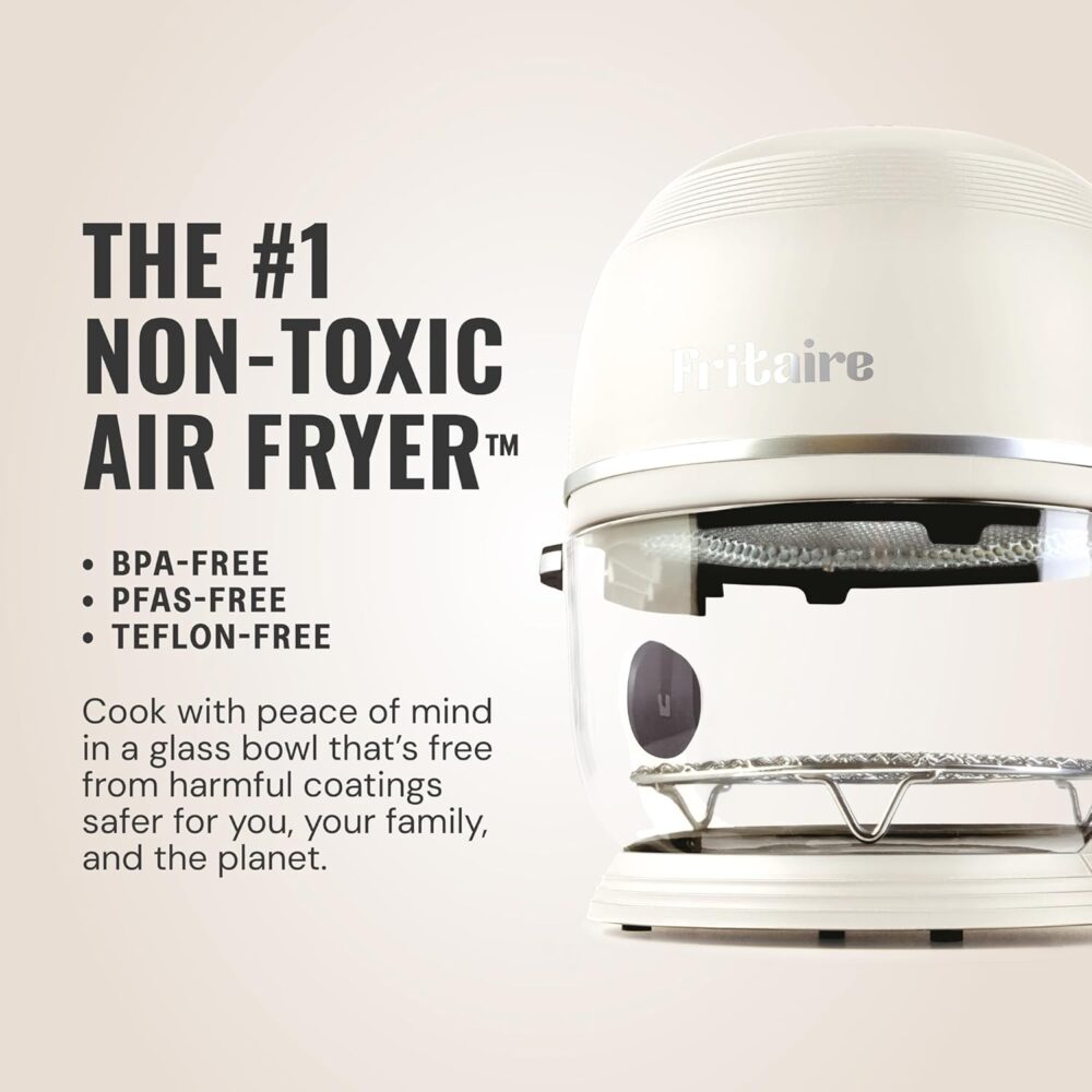 Non Toxic Air Fryer - Airfryer de vidro de 5 litros com visi... | É bom mesmo? Descubra antes de comprar - Image 3