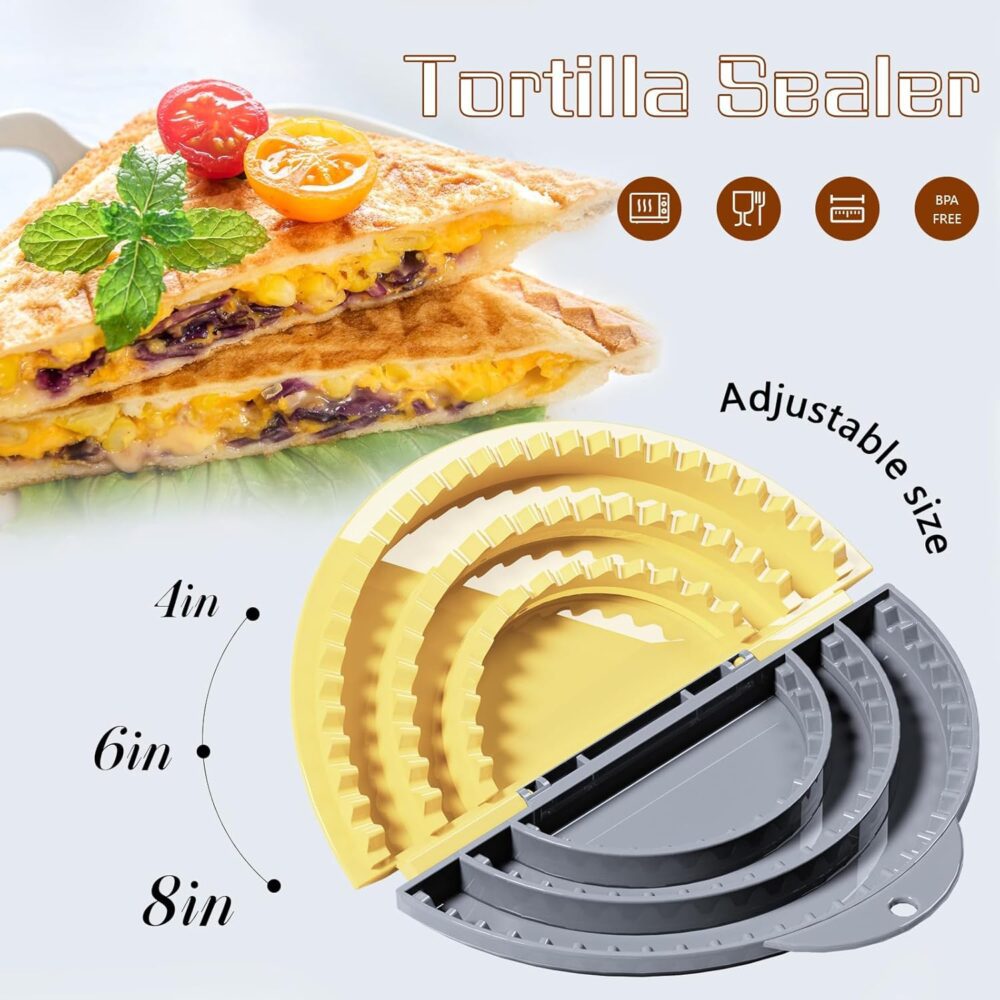 Selador de tortilla, SELERS, crimper de tortilha Tacos grand... - Image 2