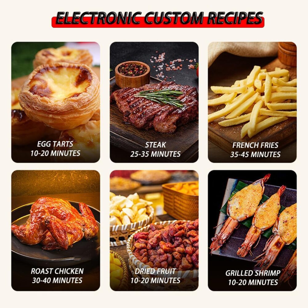 Fritadeira de ar portátil, janela visível, ampla faixa de te... | É bom mesmo? Descubra antes de comprar - Image 7