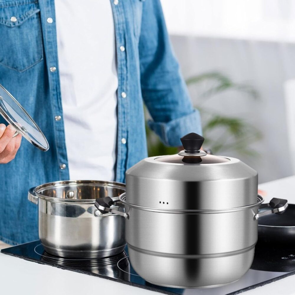 Baoblaze Panela a vapor para cozinha Kitcken Ferramenta de c... - Image 2