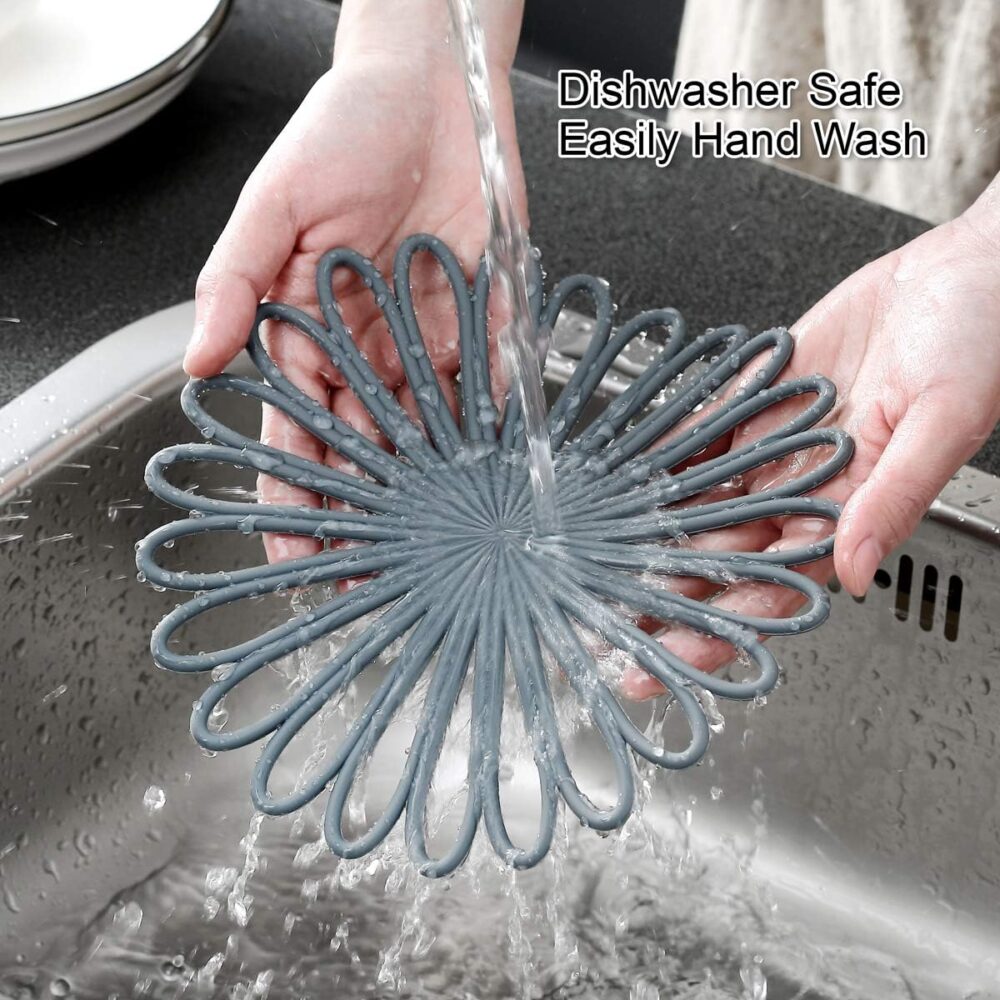 Conjunto de 3 tapetes de silicone para trivet - Almofadas qu... - Image 5