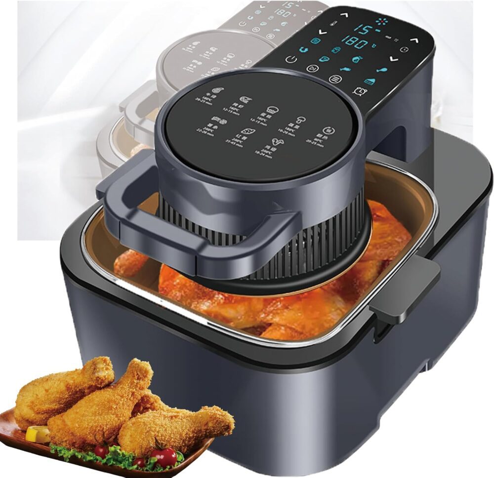 Fritadeira Elétrica Air Fryer,fritadeira de ar visível 5 em ... | É bom mesmo? Descubra antes de comprar