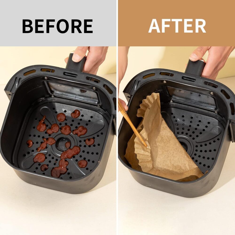 Ninja Air Fryer Forros descartáveis, forros Ninja Dual Air F... | É bom mesmo? Descubra antes de comprar - Image 3