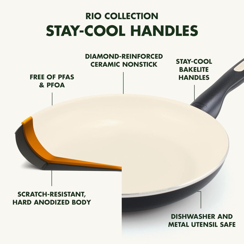 GreenPan Panela Rio Healthy Ceramic antiaderente de 2 litros... - Image 4