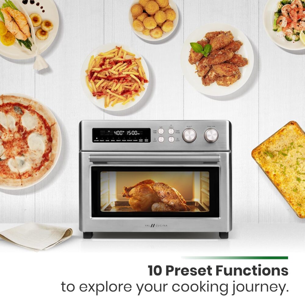 Forno de convecção 10 em 1 VAL CUCINA Air Fryer, aquecimento... | É bom mesmo? Descubra antes de comprar - Image 3