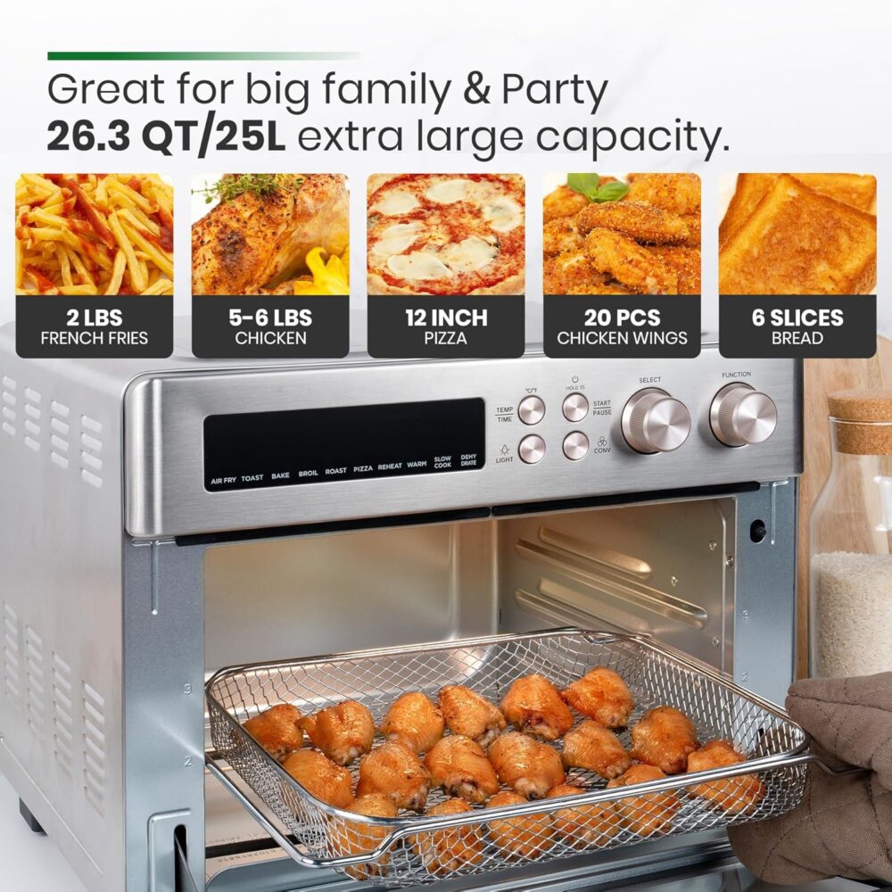 Forno de convecção 10 em 1 VAL CUCINA Air Fryer, aquecimento... | É bom mesmo? Descubra antes de comprar - Image 7