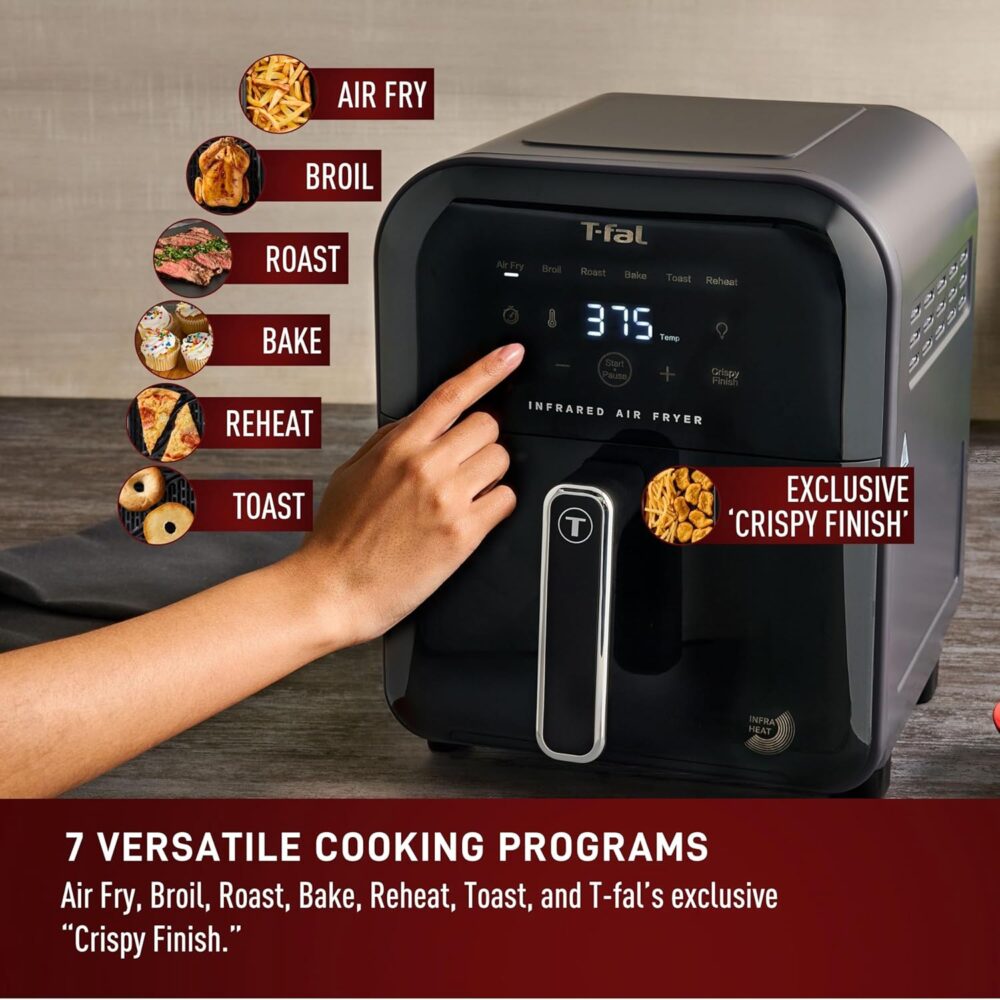 T-fal fritadeira de ar infravermelho, tecnologia infravermel... | É bom mesmo? Descubra antes de comprar - Image 8