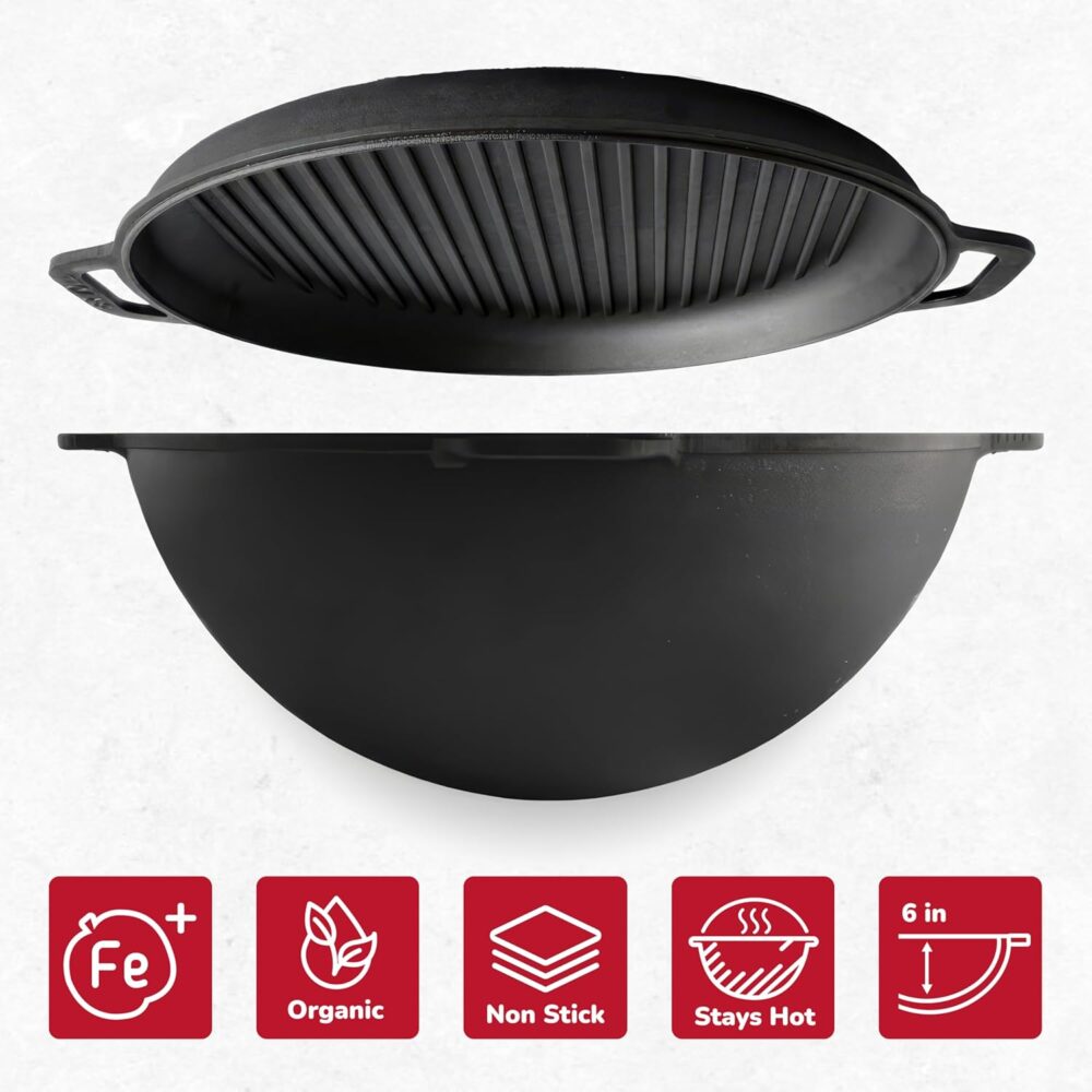 Brizoll de forno holandês de ferro fundido 12,5 litros (12 L... - Image 3