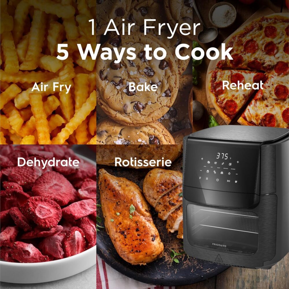 Frigidaire Fritadeira a ar e forno 5 em 1 - 12,6 litros, 7 r... | É bom mesmo? Descubra antes de comprar - Image 6