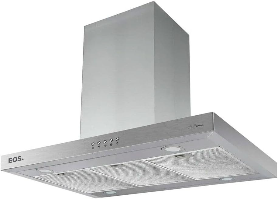 Coifa e Depurador de Ilha Eos 90cm Chef Gourmet em Inox Tipo... - Image 4