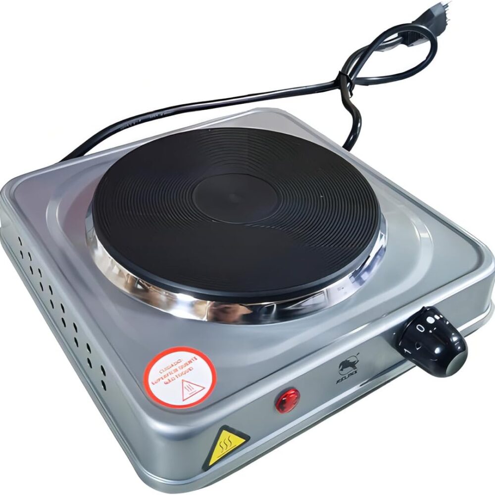 Fogareiro Elétrico Cooktop 5 Temperaturas 1 Boca Fogão Cor C...