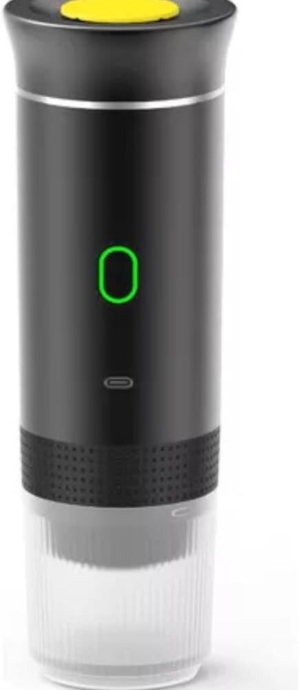 Máquina de Café Expresso Portátil 3 em 1, Preta