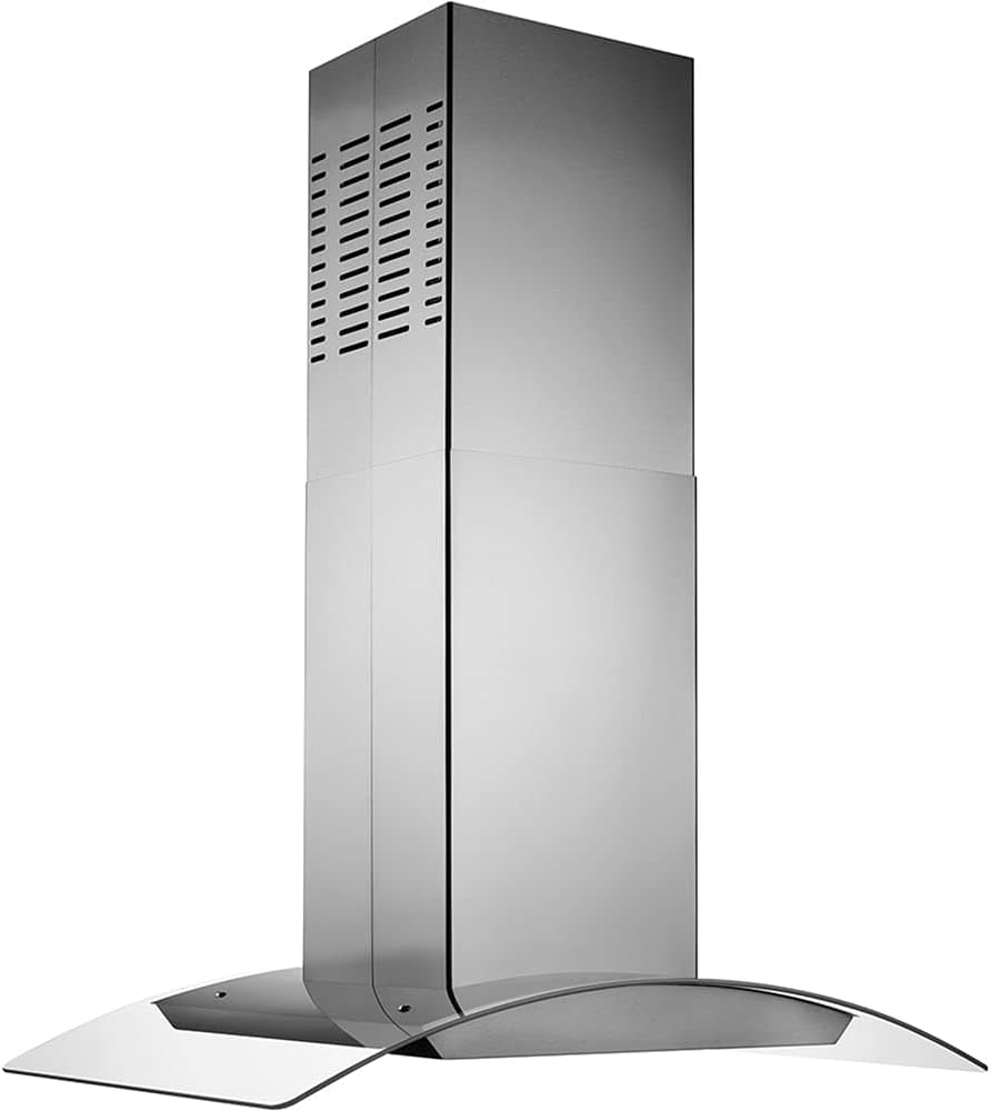 Coifa de Ilha Gourmet 180W, 90cm, Inox e vidro curvo, 110v, ... - Image 3