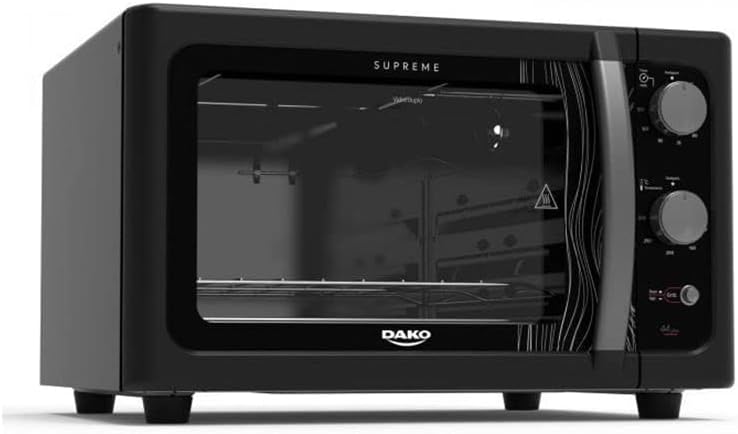 Forno de bancada elétrico Dako Supreme Preto 44 litros com g... - Image 2