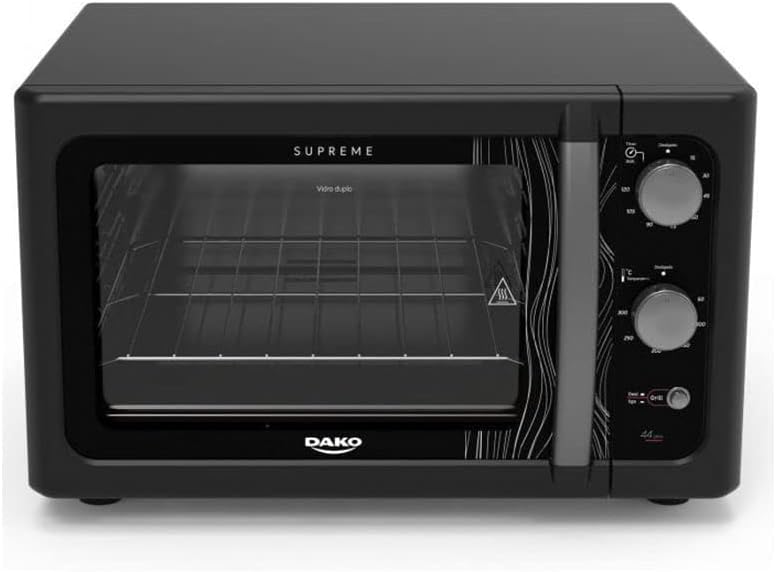 Forno de bancada elétrico Dako Supreme Preto 44 litros com g... - Image 3
