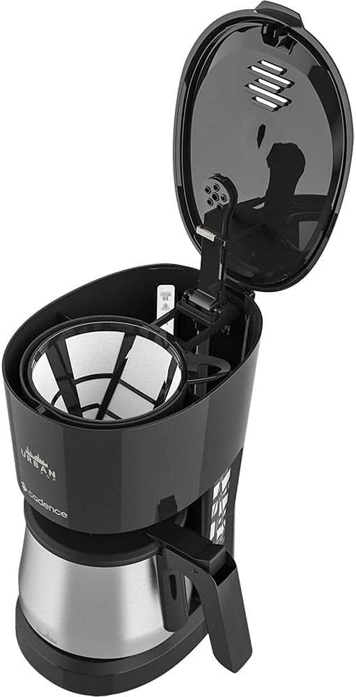 Cafeteira Urban Pop Preto/Inox, 110V, Cadence - Image 4