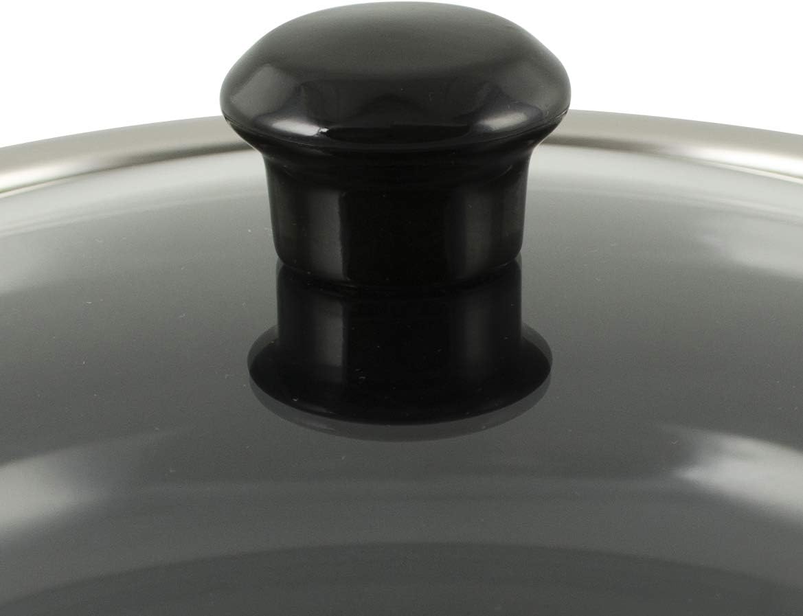 Panela em Cerâmica Duo 28cm 6L Ceraflame Cookware - Preto - Image 2