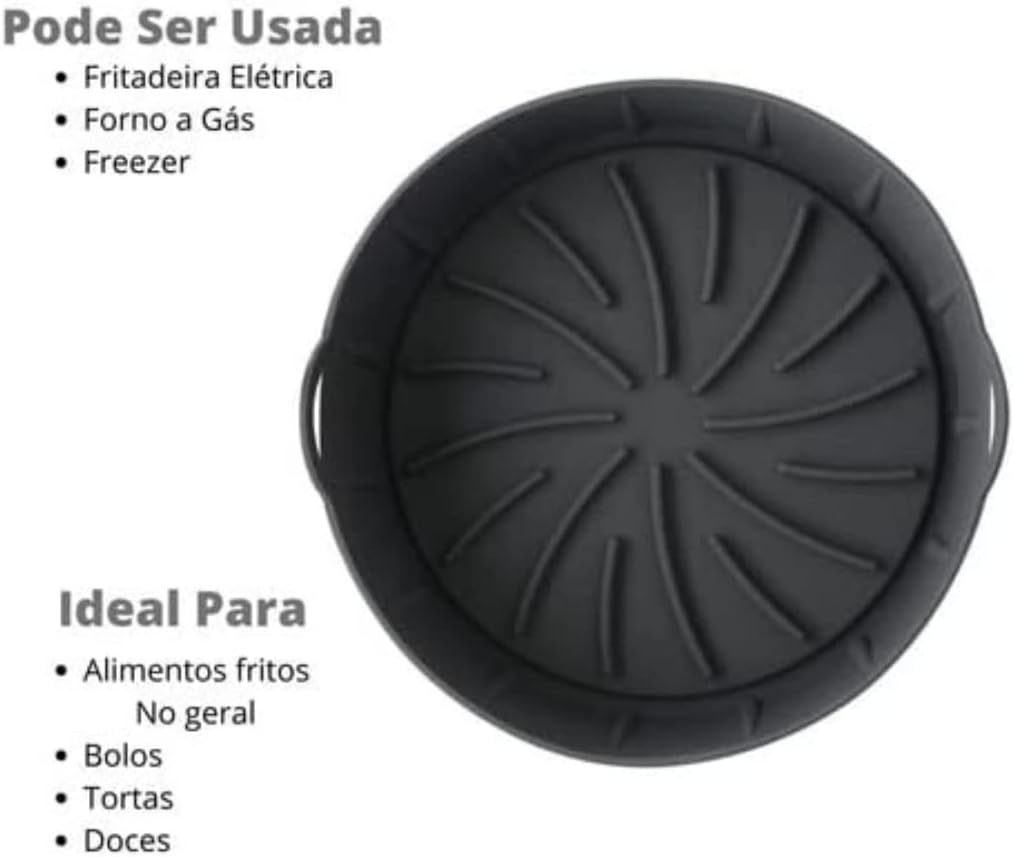 Forma de Silicone para Air Fryer Asadeira Elétrica Forno Mic... | É bom mesmo? Descubra antes de comprar - Image 3