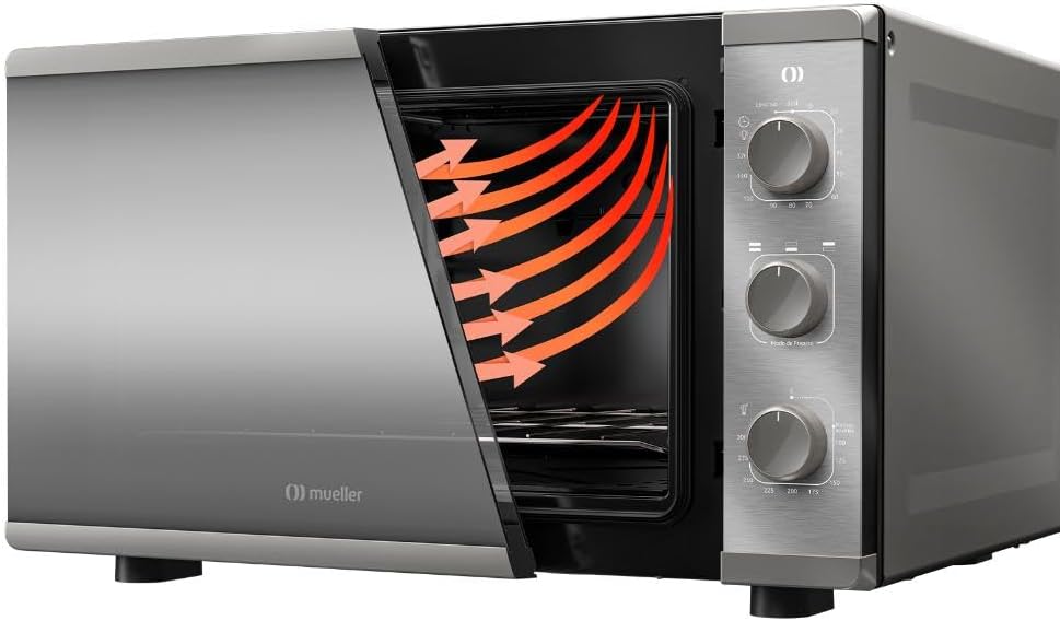 Forno Elétrico de bancada Mueller Espelhado 50 litros e 3 Mo... - Image 4