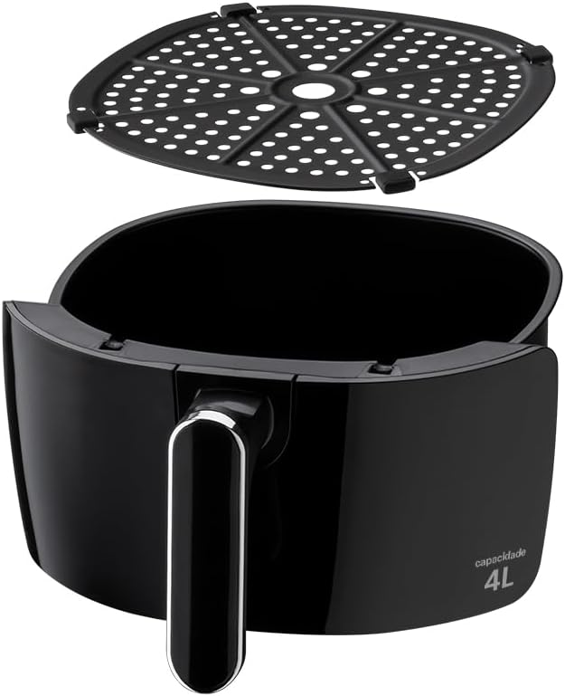 Fritadeira Elétrica Air Fryer 4L 1500W 127V Preto Multi - CE... | É bom mesmo? Descubra antes de comprar - Image 3