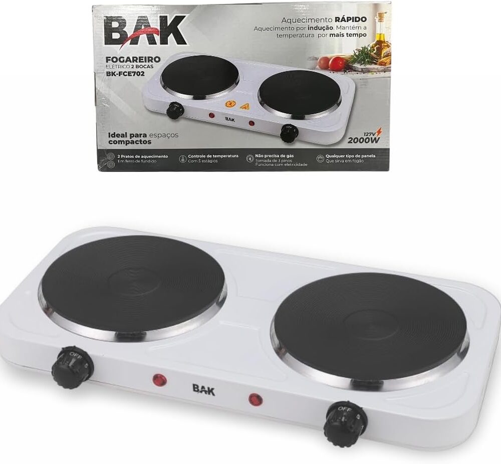 Fogareiro Elétrico 110v Cooktop Indução Cozinha Camping 2000...