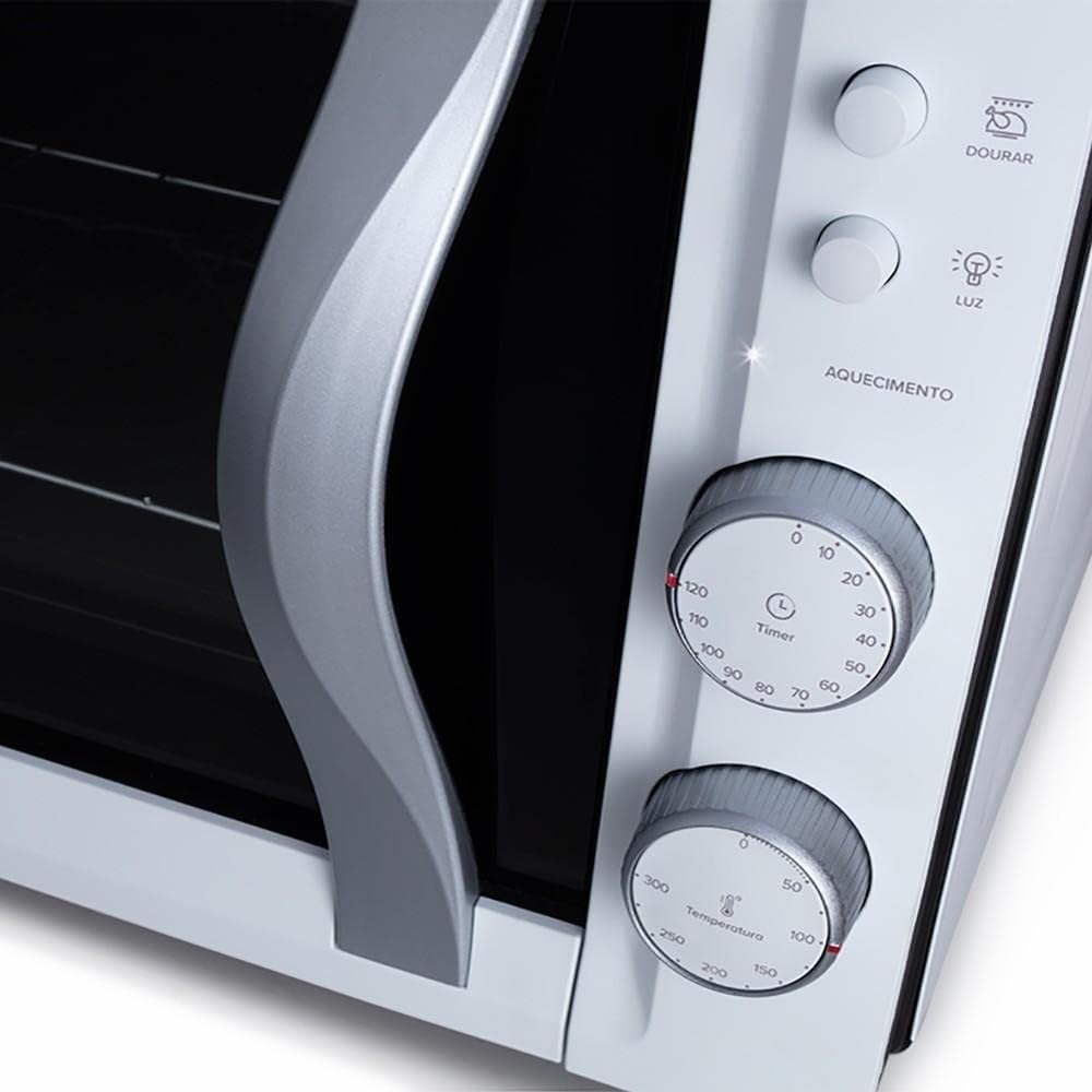 Forno de bancada elétrico com grill 44 litros Sonetto Branco... - Image 7
