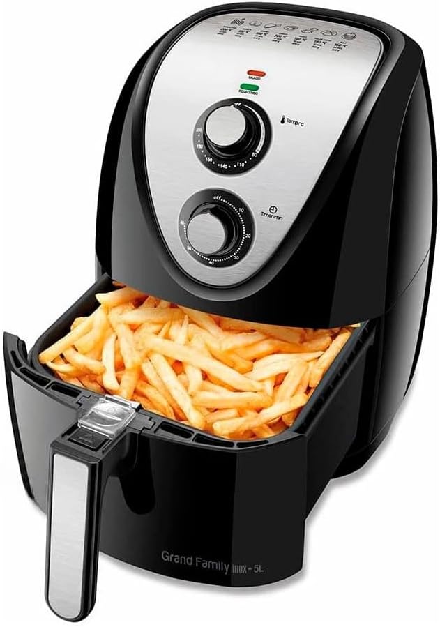 Fritadeira Elétrica Sem Óleo Air Fryer Mondial 5L Grand Fami... | É bom mesmo? Descubra antes de comprar - Image 7