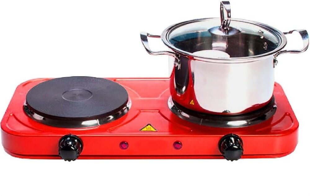 Fogareiro De Indução Fogão Portátil Elétrico 2 Bocas 2000w D...