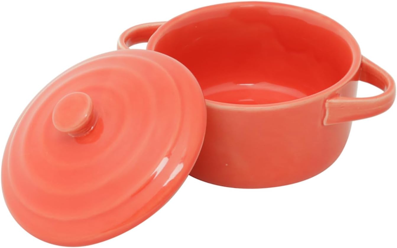 LYOR - Conjunto 4 Caçarolas de Porcelana Farm Vermelha 280ml - Image 3