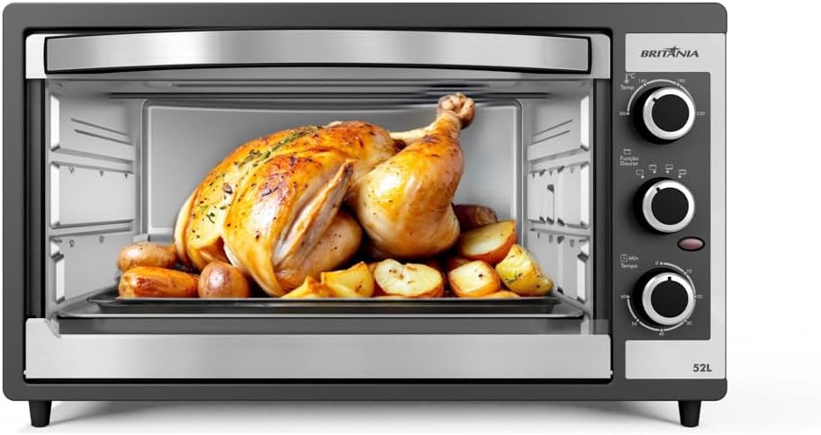 Forno Elétrico Britânia BFE55P Dupla resistência 52L 220V