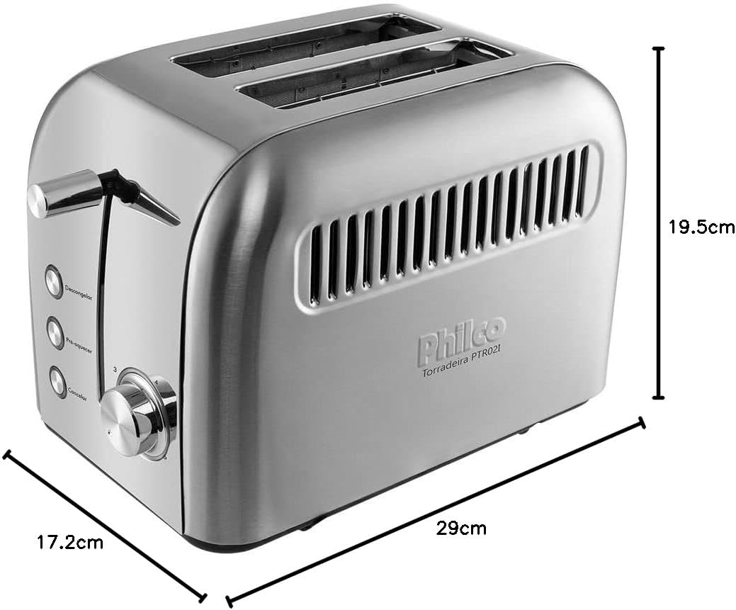 Torradeira Philco PTR02I 6 níveis de tostagem 850W 220V - Image 7