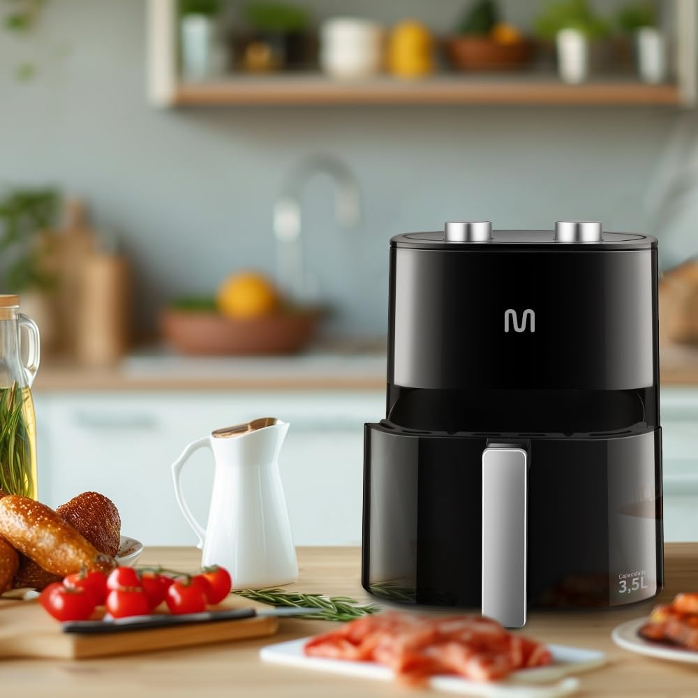 Fritadeira Elétrica sem óleo Air Fryer 3,5L 1350W 220V com T... | É bom mesmo? Descubra antes de comprar - Image 8