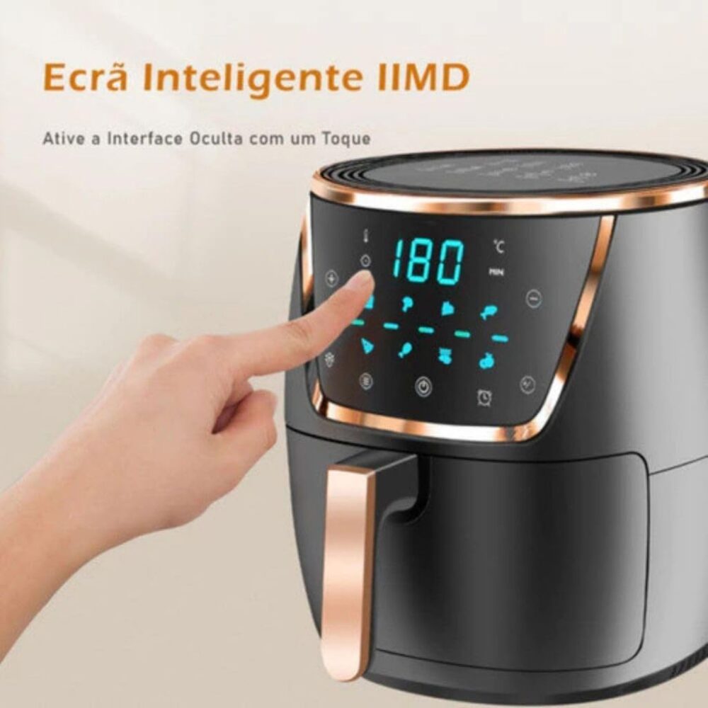 Fritadeira Air Fryer 3.8L 6,5L 8L Litros Sem Óleo Painel Dig... | É bom mesmo? Descubra antes de comprar - Image 4