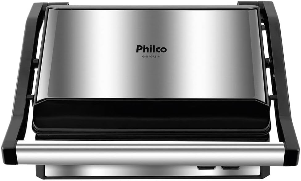 Grill Philco PGR21PI Preto/Inox 1000W - Image 2