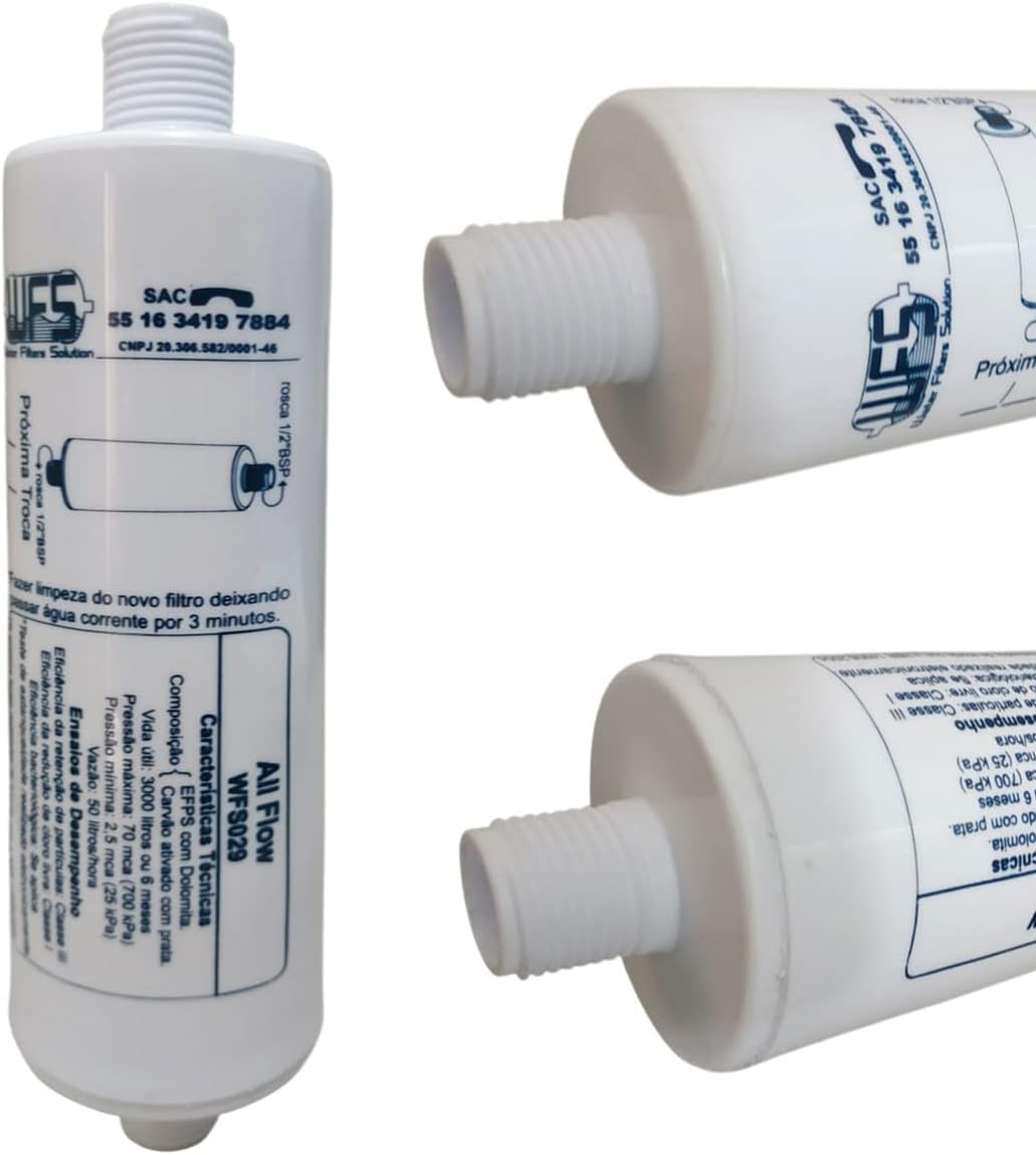 Filtro Refil All Flow Wfs 029 Purificador De Água Rosca 1/2 | É bom mesmo? Descubra antes de comprar