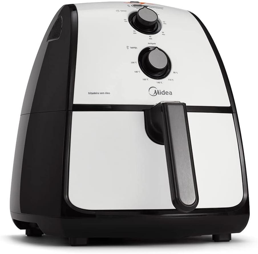 Midea - Fritadeira, Airfryer Sem Óleo, 220V, 4L, Preto e Bra... | É bom mesmo? Descubra antes de comprar - Image 8