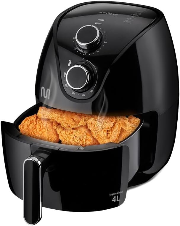 Fritadeira Elétrica Air Fryer 4L 1500W 127V Preto Multi - CE... | É bom mesmo? Descubra antes de comprar - Image 4
