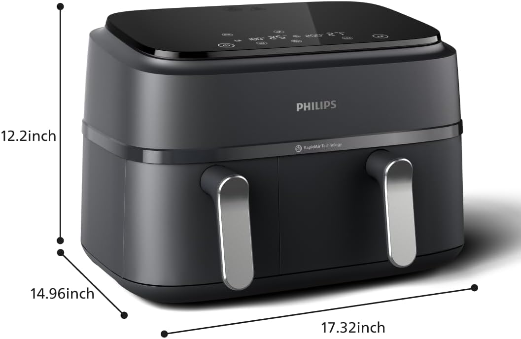 Philips Dual Basket Air Fryer série 3000 — funções 8 em 1, 9... | É bom mesmo? Descubra antes de comprar - Image 2
