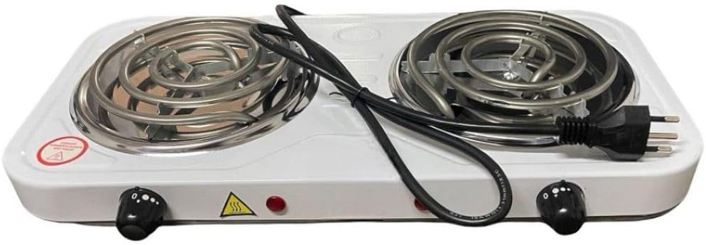 Fogão Portátil Fogareiro Indução Camping Viagem 2 bocas fogã...