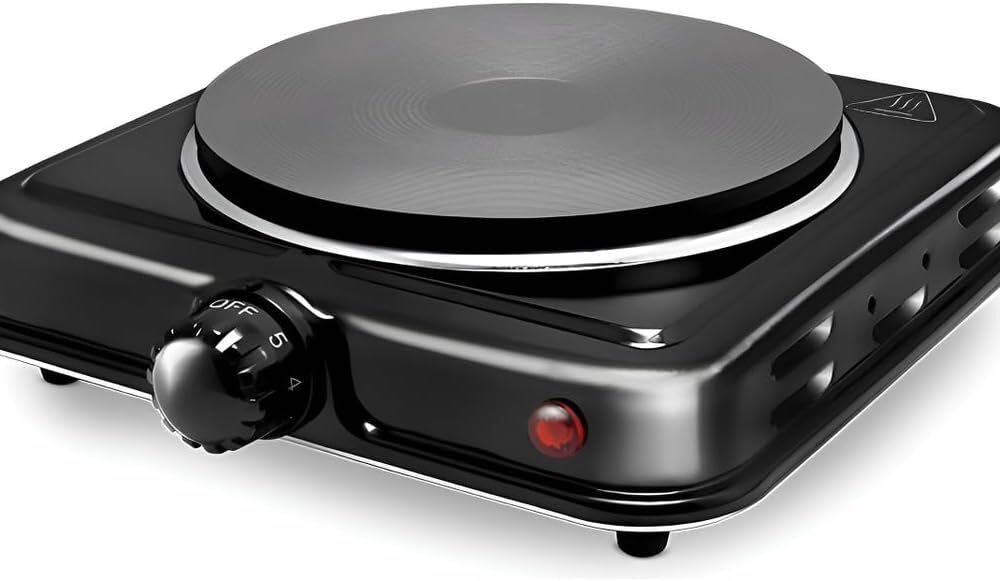 Fogão Cooktop Elétrico Portátil 1 Boca Placa Aquecedor Quent...