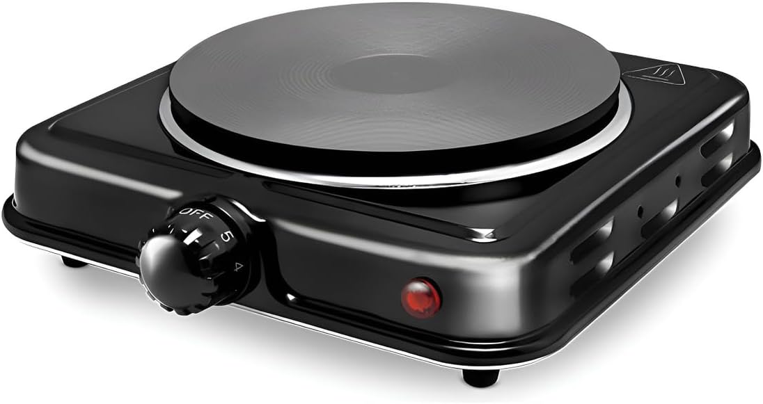 Fogão Cooktop Elétrico Portátil 1 Boca Placa Aquecedor Quent...